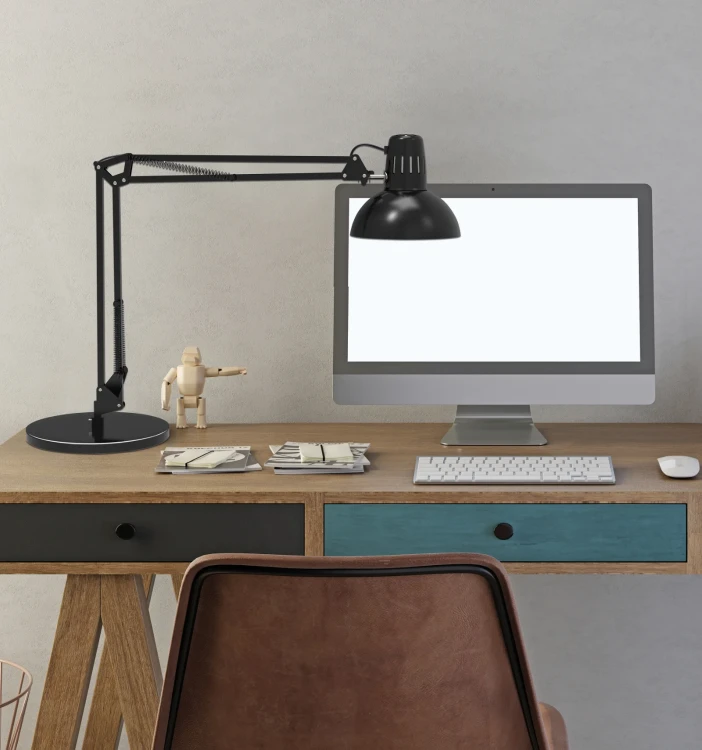 LAMPA BIURKOWA MAULstudy, CZARNA – zdjęcie 2