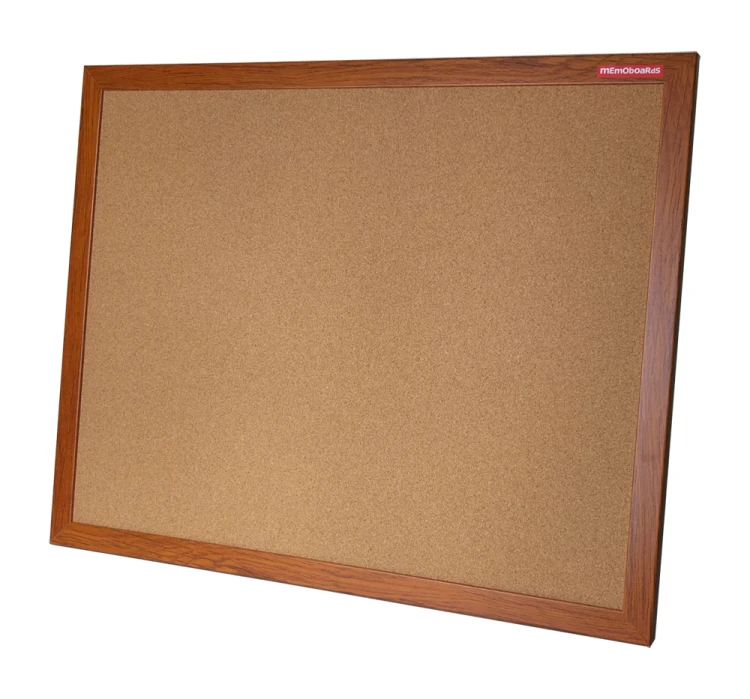TABLICA KORKOWA 90x65cm W RAMIE MDF DĄB – zdjęcie 2