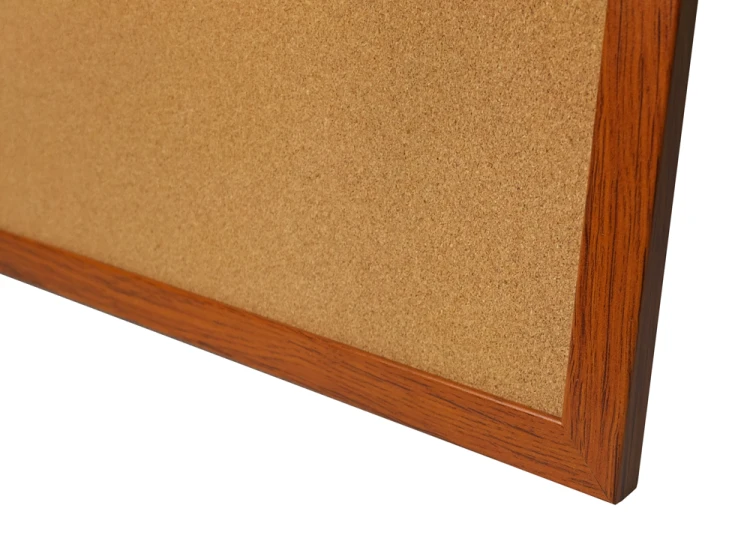 TABLICA KORKOWA 90x65cm W RAMIE MDF DĄB – zdjęcie 3