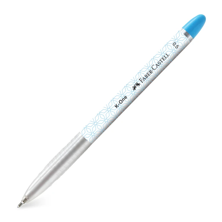 Długopis k-one 0.5 mm niebieski Faber-Castell – zdjęcie 3