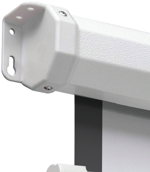 Ekran projekcyjny MEMOBE, manualny sufitowy lub naścienny BASIC, płótno Matt White, 180xh180 cm (1:1) – zdjęcie 5