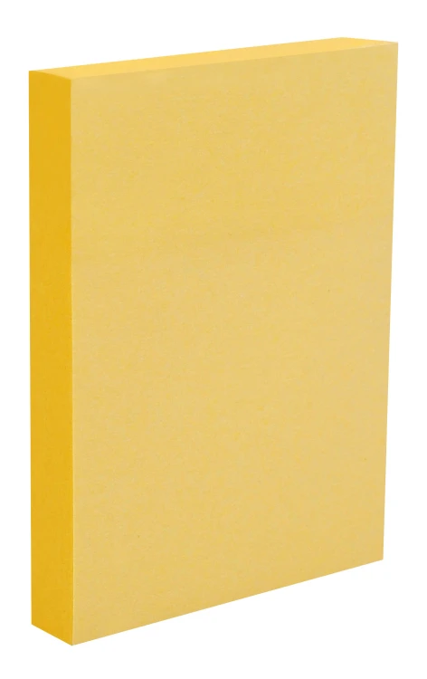 Karteczki samoprzylepne MemoBe, kolor żółty, 100 kart., 50x75 mm – zdjęcie 2