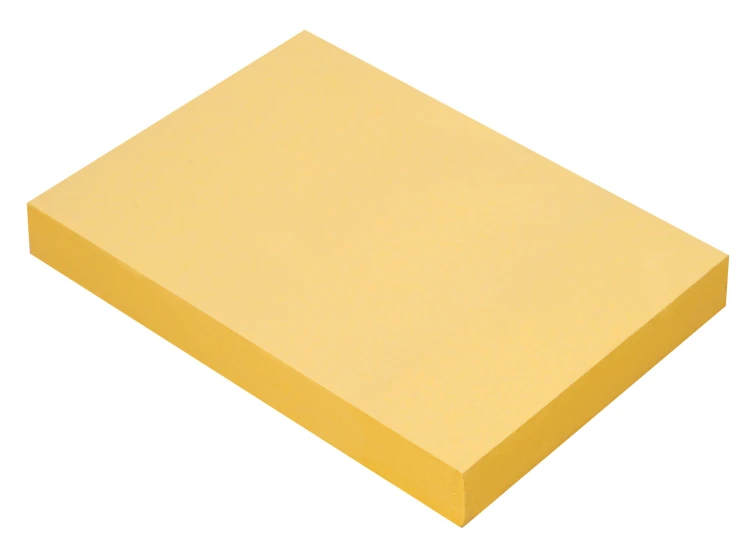Karteczki samoprzylepne MemoBe, kolor żółty, 100 kart., 50x75 mm – zdjęcie 3