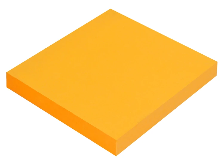 Karteczki  samoprzylepne MemoBe, neon pomarańczowy, 100 kart., 75x75 mm – zdjęcie 3