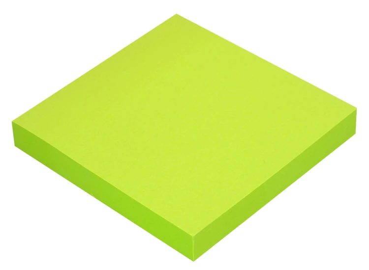Karteczki samoprzylepne MemoBe, neon zielony, 100 kart., 75x75 mm – zdjęcie 3