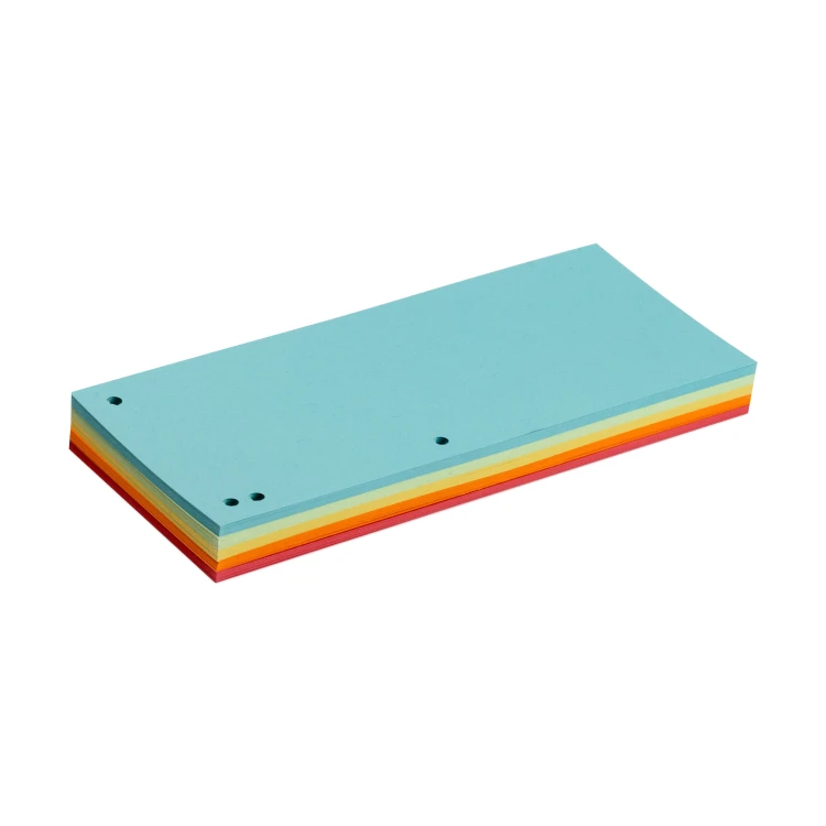 Przekładki do segregatora MemoBe, 1/3 A4105x240 mm, 100 szt. mix kolorów – zdjęcie 6