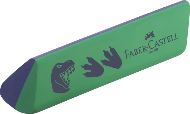 Gumka do ścierania dust free dinozaury Faber-Castell – zdjęcie 2
