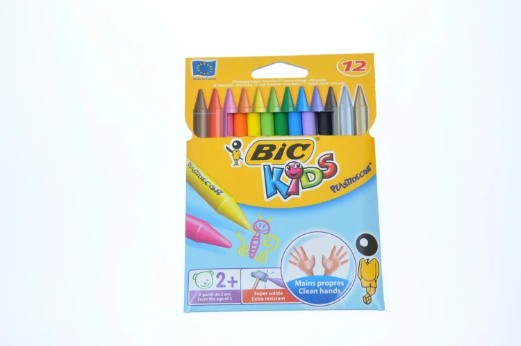 Kredki świecowe 12kol/120 Kids Plastidecor Conte BIC 9457645
