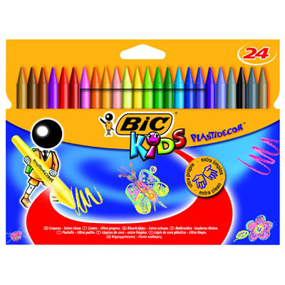Kredki świecowe 24kol/120 Conte Plastidecor BIC 8297724