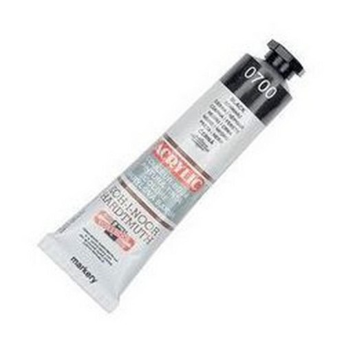 Farby akrylowe czarne w tubie 40ml KOH-I-NOOR 162723