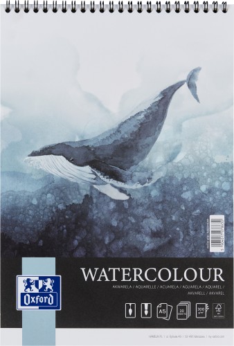 Blok akwarelowy A5/20k na spirali Water Colour Oxford A 5 HAMELIN 400184068