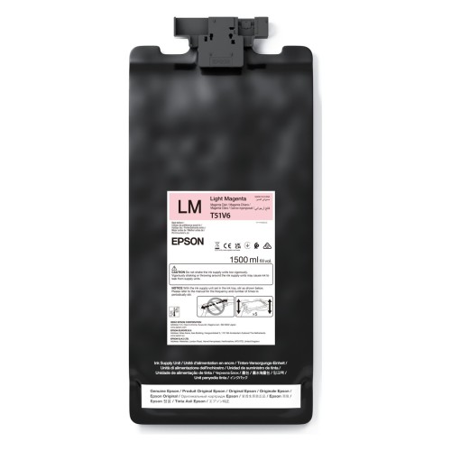Tusz EPSON T51V600 LM – jasny purpurowy (1500 ml)