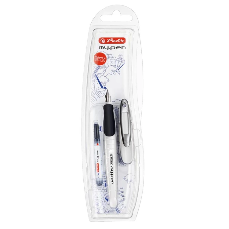 Pióro wieczne my.pen HERLITZ M 10999738 biało/czarne – zdjęcie 2