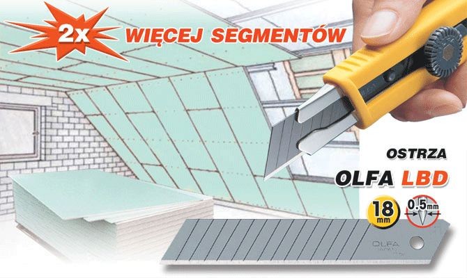 Ostrze segmentowe OLFA LBD