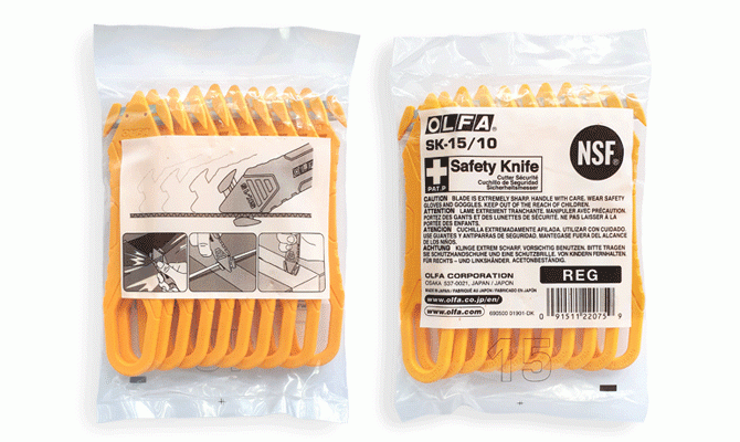Nożyk bezpieczny OLFA SK-15