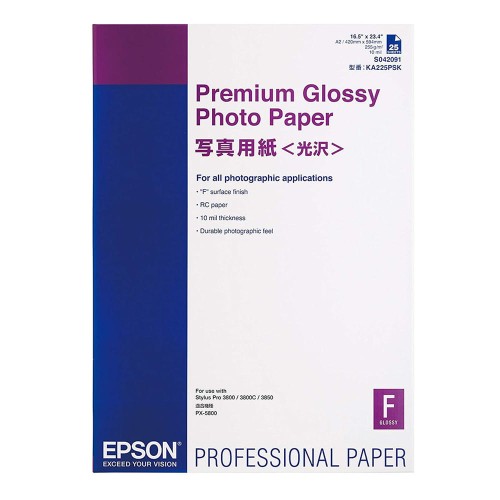 Papier do drukarki atramentowej do zdjęć EPSON Premium Glossy Photo Paper 255 g/m2 C13S042091