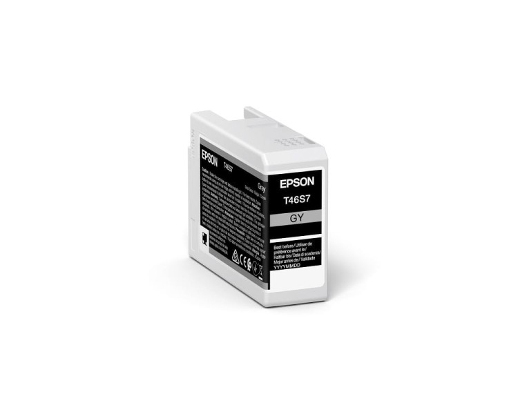 Tusz EPSON T46S7 GY szary C13T46S700