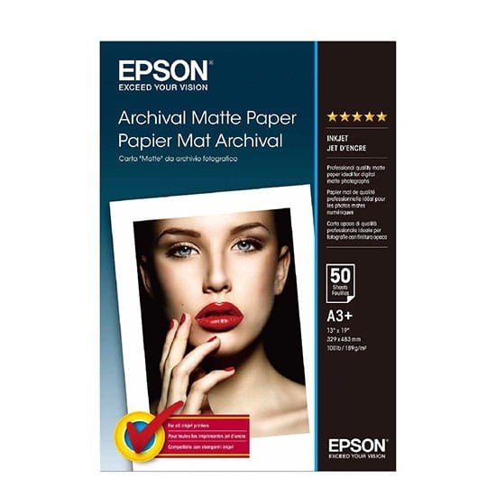 Papier  w arkuszach do drukarki pigmentowej EPSON Archival Matte Paper 189 g/m2 C13S041340