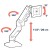 Uchwyt biurkowy do monitora ERGOTRON HX Desk Monitor Arm 45-475-216