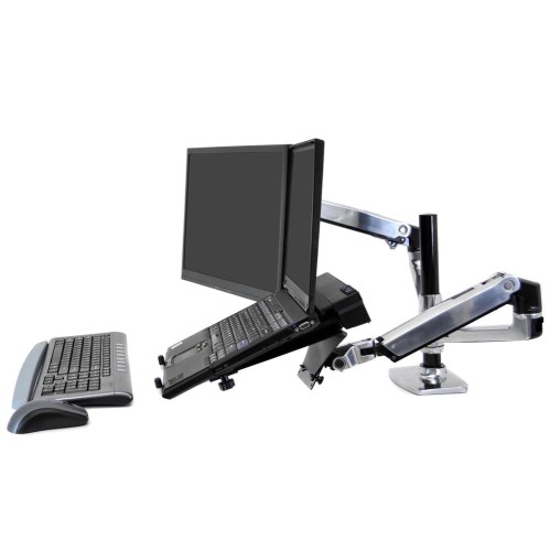 Uchwyt biurkowy na dwa monitory ERGOTRON LX Dual Stacking Arm 45-248-026