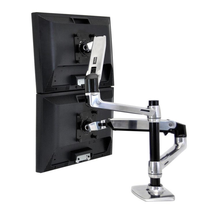 Uchwyt biurkowy na dwa monitory ERGOTRON LX Dual Stacking Arm 45-248-026
