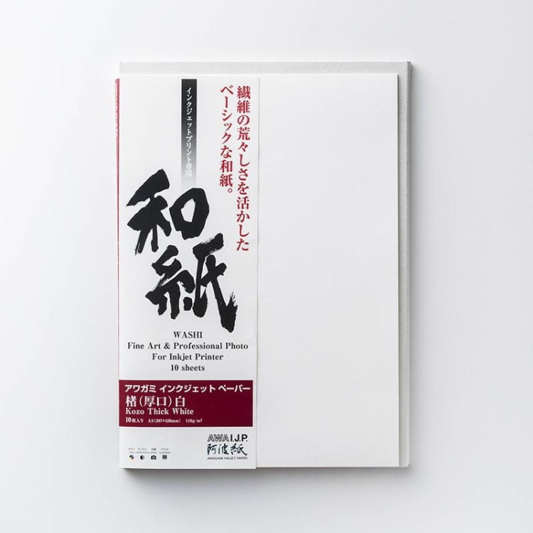 AWAGAMI Kozo Thick White 110