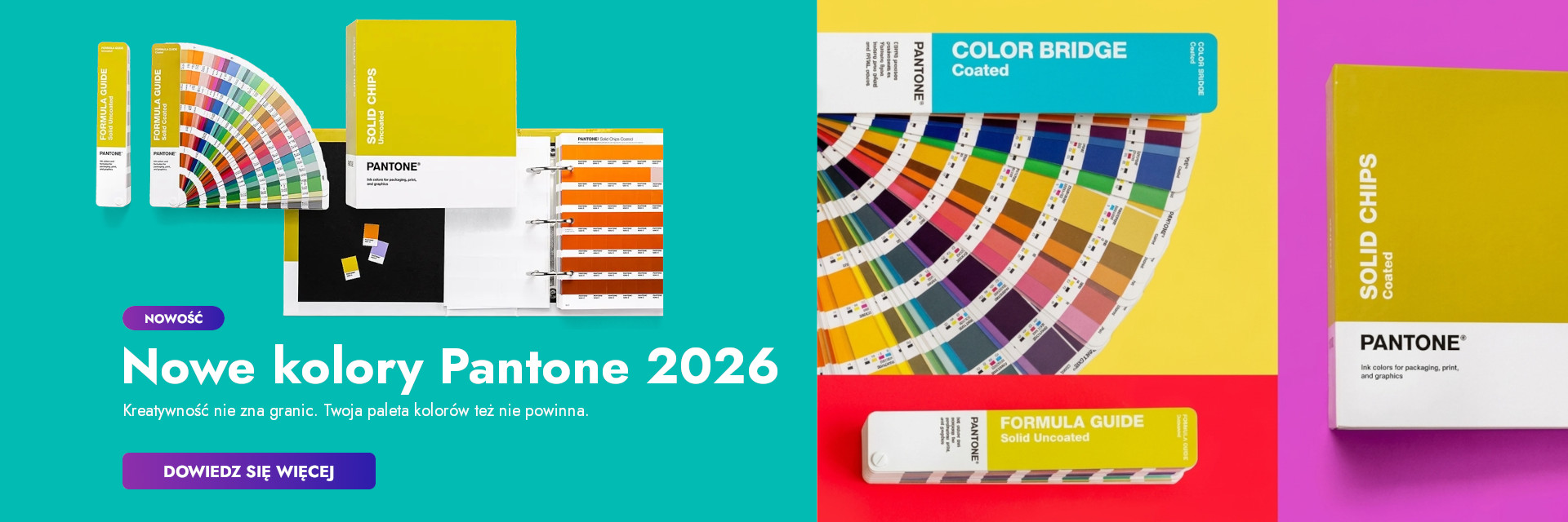 224 nowe kolory Pantone 2026