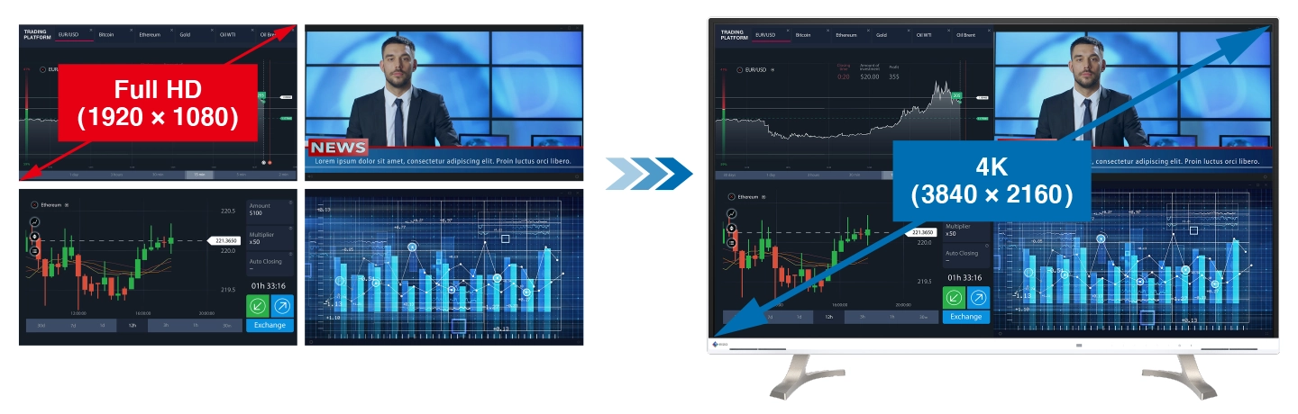Monitor EIZO FlexScan EV4340X-BK